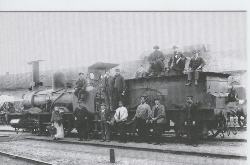 Postal 012149: Locomotora de vapor 021 Norte numero 213