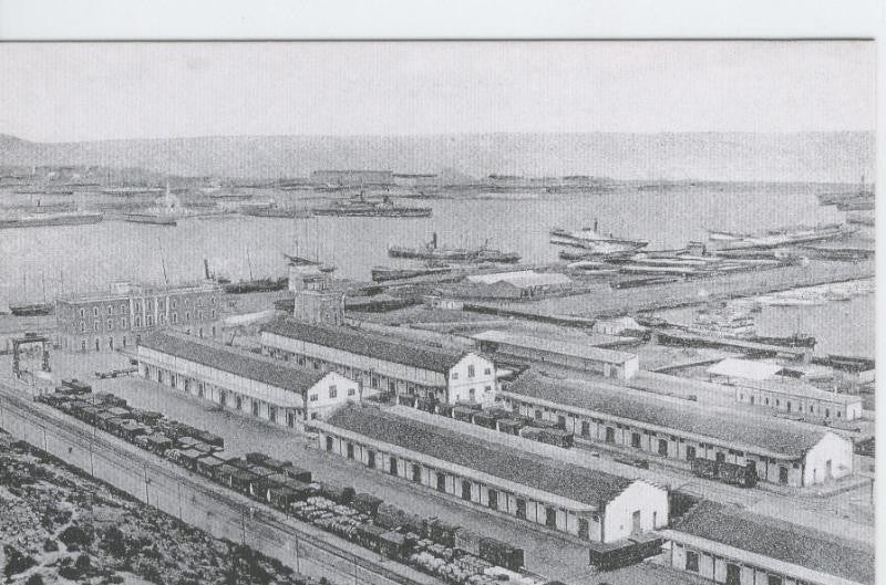 Postal 012163: Estacion El Morrot, Barcelona año 1905
