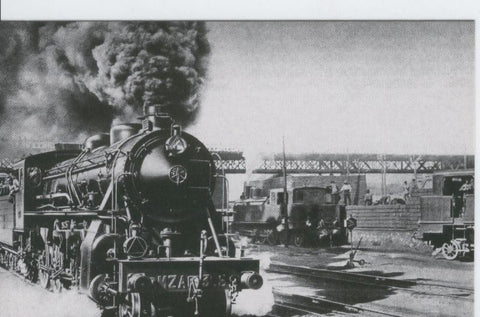 Postal 012180: Locomotora de vapor 240-4056 (MZA 1306)