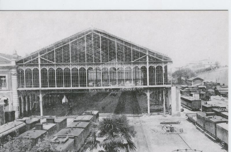 Postal 012175: Estacion del Norte, madrid año 1900
