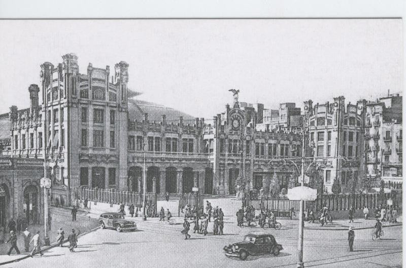 Postal 012167: Estacion del Norte, Valencia, años 50