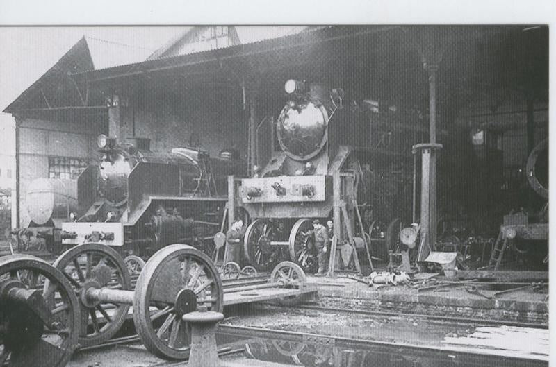 Postal 012165: Talleres de Campo Sepulcro (Zaragoza) años sesenta