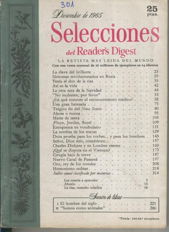 Selecciones del Readers Digest numero 301