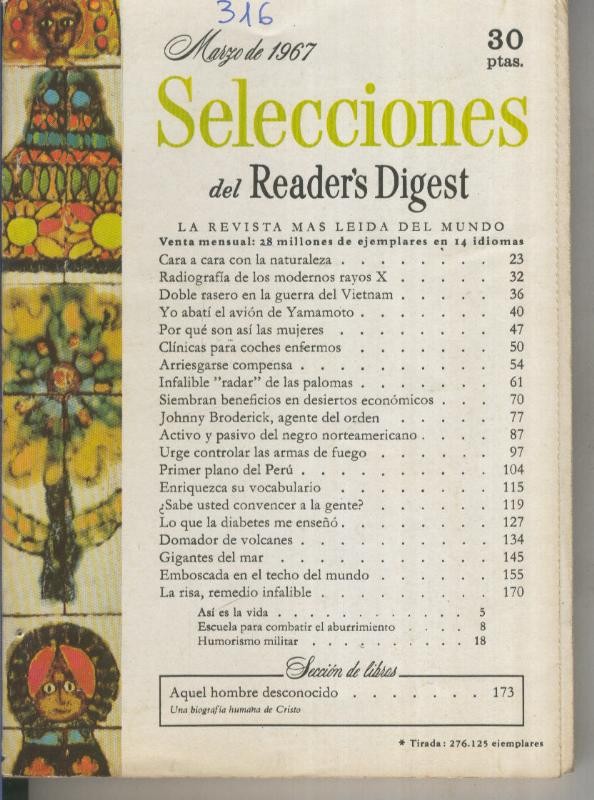 Selecciones del Readers Digest numero 316