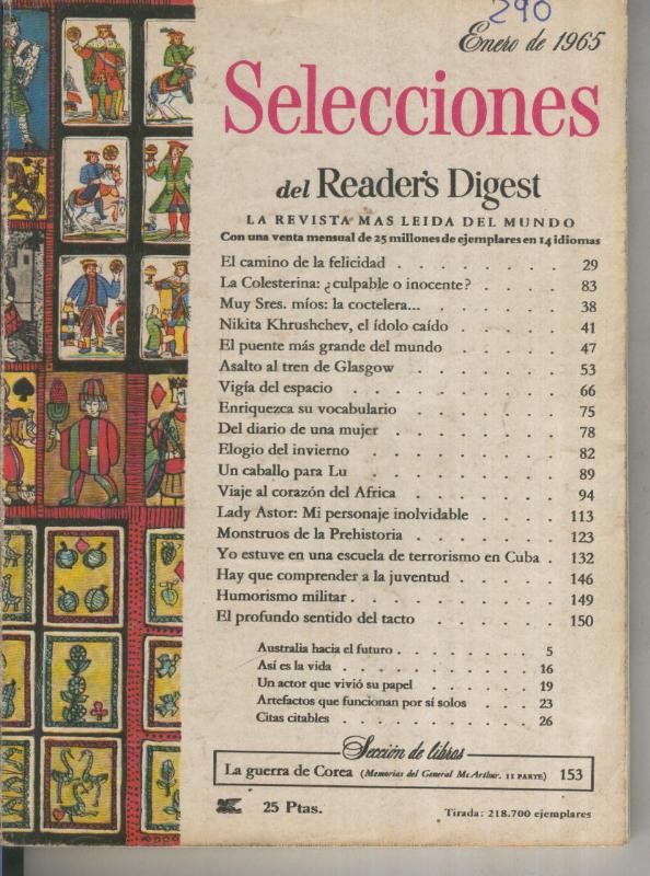 Selecciones del Readers Digest numero 290