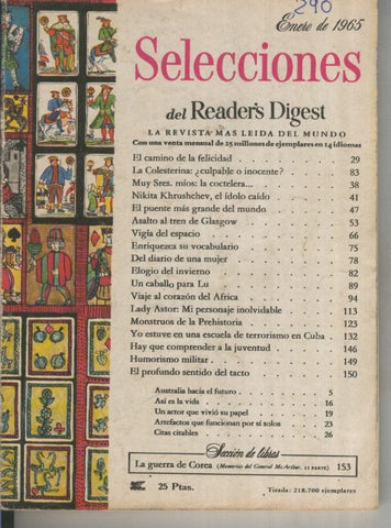 Selecciones del Readers Digest numero 290