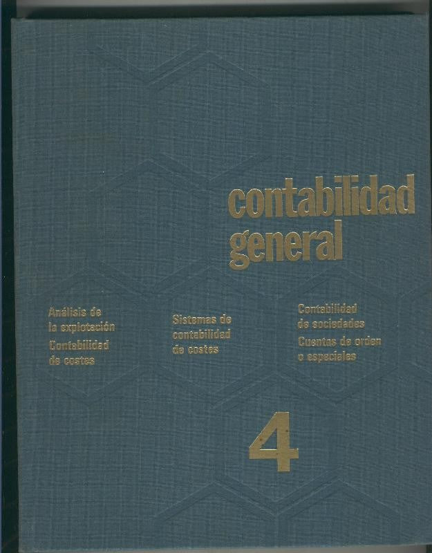 Contabilidad General volumen 4