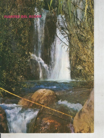 Postal 012219: Cascada del Rio Algar en Callosa de Ensarria, alicante