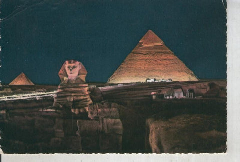 Postal 012232: Esfinge y Piramides, Egipto