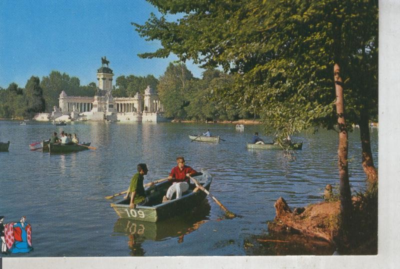 Postal 012241: Estanque del Retiro en Madrid
