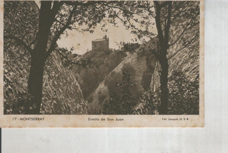 Postal 012242: Ermita de San Juan en Montserrat
