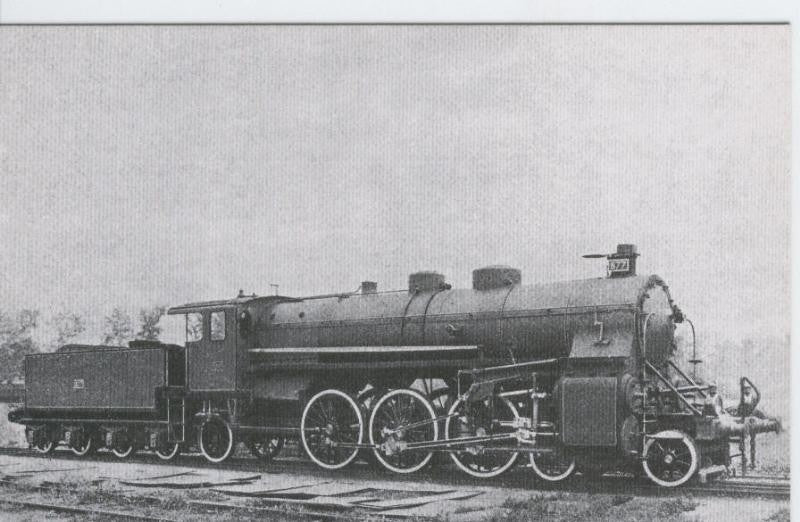 Postal 012275: Locomotoras de Vapor 231-4021