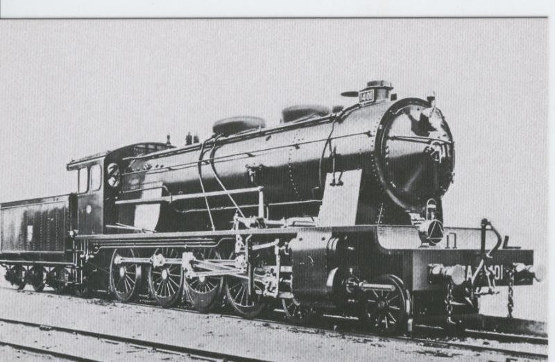 Postal 012283: Locomotora de Vapor 240-2241