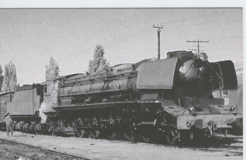 Postal 012288: Locomotora de Vapor 242-2004, Confederacion