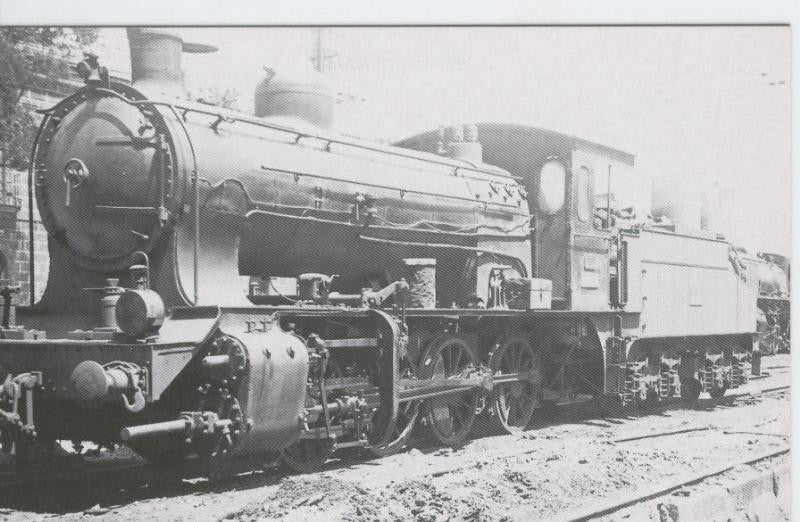 Postal 012290: Locomotara Vapor 040-2323 en Campo Sepulcro (Zaragoza), años sesenta