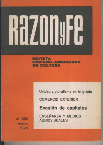 Razon y Fe marzo 1970