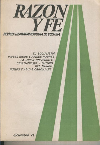 Razon y Fe diciembre 1971