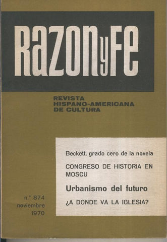 Razon y Fe noviembre 1970