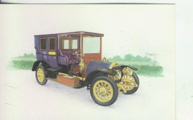Postal 000010: Coche Limousine Fiat Mod. 24/32 CV - 1904