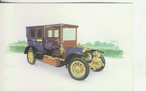 Postal 000010: Coche Limousine Fiat Mod. 24/32 CV - 1904