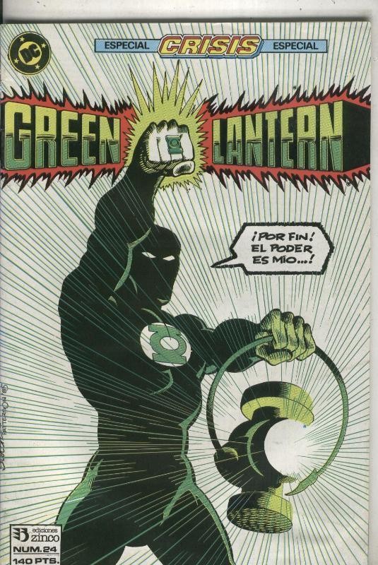 Green Lantern numero 24: especial crisis