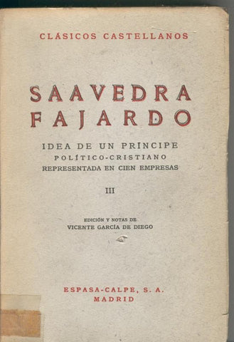 Idea de un principe politico-cristiano Tomo III