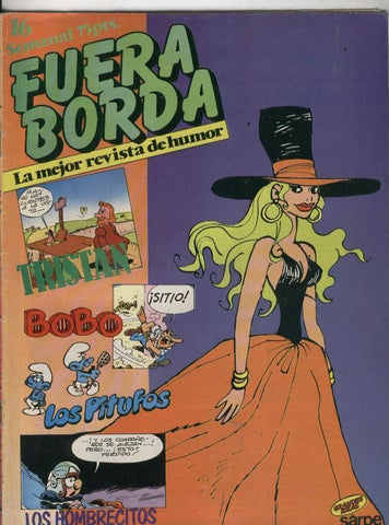 Fuera Borda numero 16 (numerado 1 en trasera)