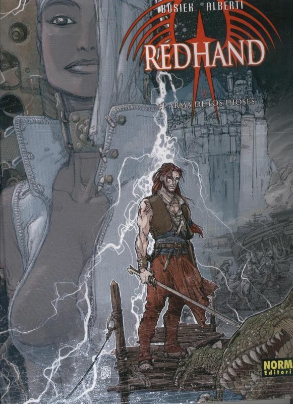 Redhand numero 02: El arma de los dioses (trasera pequeña tara por golpe con punta)