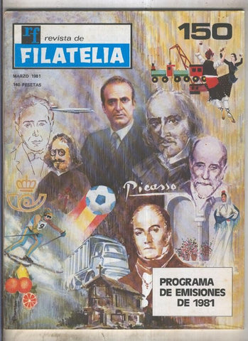 Revista de Filatelia numero 150: marzo 1981