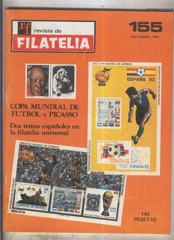 Revista de Filatelia numero 155: septiembre1981