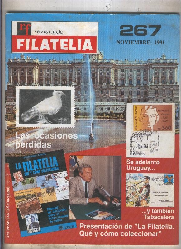 Revista de Filatelia numero 267: noviembre 1991