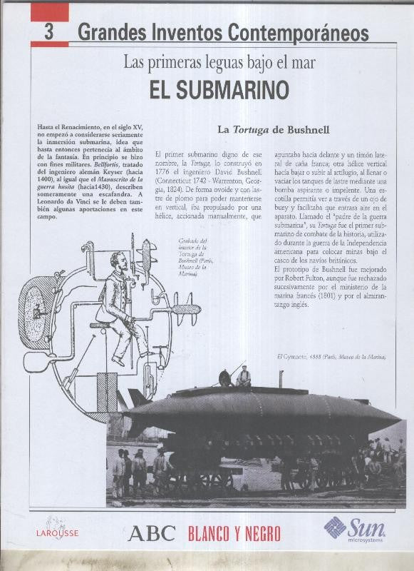 Grandes Inventos Contemporaneos numero 03: El submarino