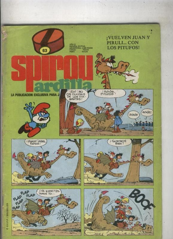 Spirou ardilla numero 63