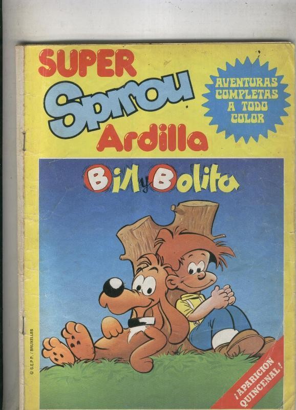 Super Spirou ardilla numero 4