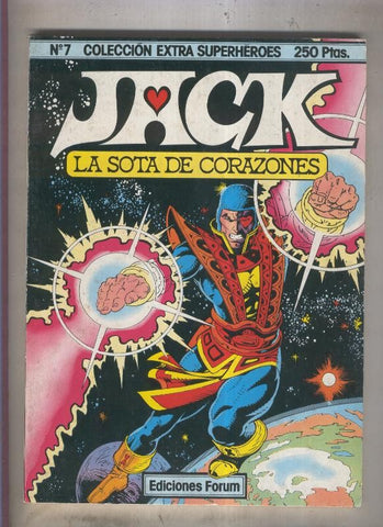 Extra Superheroes numero 07: Jack Sota de Corazones (EJEMPLAR AVIEJADO)