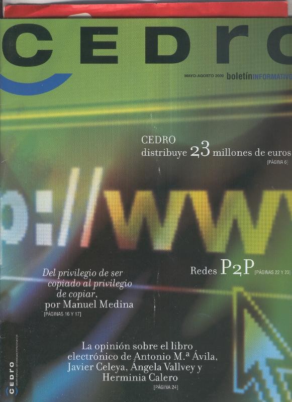 Cedro numero 68, mayo/agosto 2000