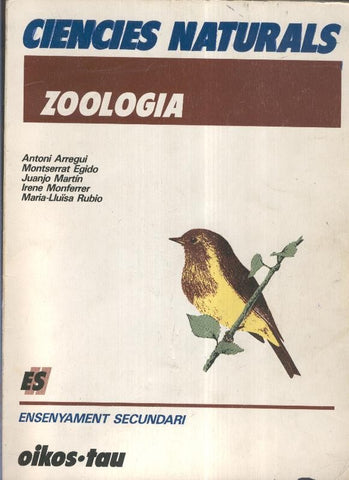 Ciencies Naturals: Zoologia, ensenyament secundari