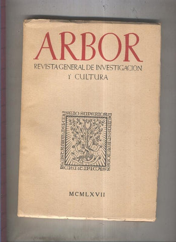 Arbor. Revista general de investigacion y cultura numero 256