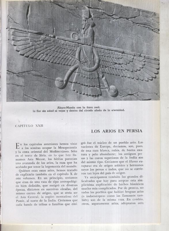 Jose Pijoan: Historia del Mundo  volumen 1, capitulo 22: Los Arios en Persia