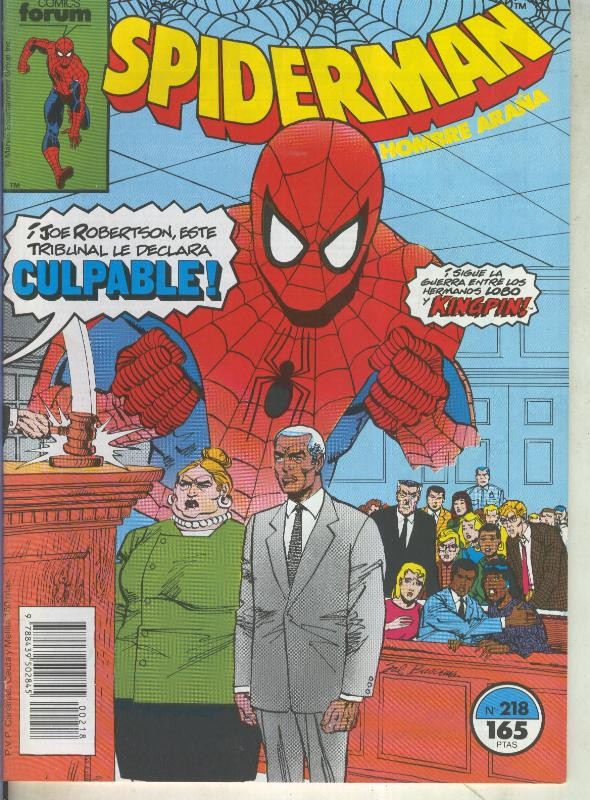 Spiderman volumen 1 numero 218