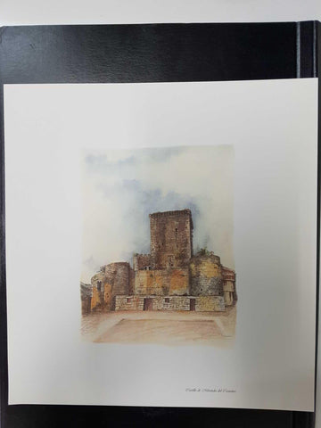 Lamina de Salamanca: Castillo de Miranda del Castañar