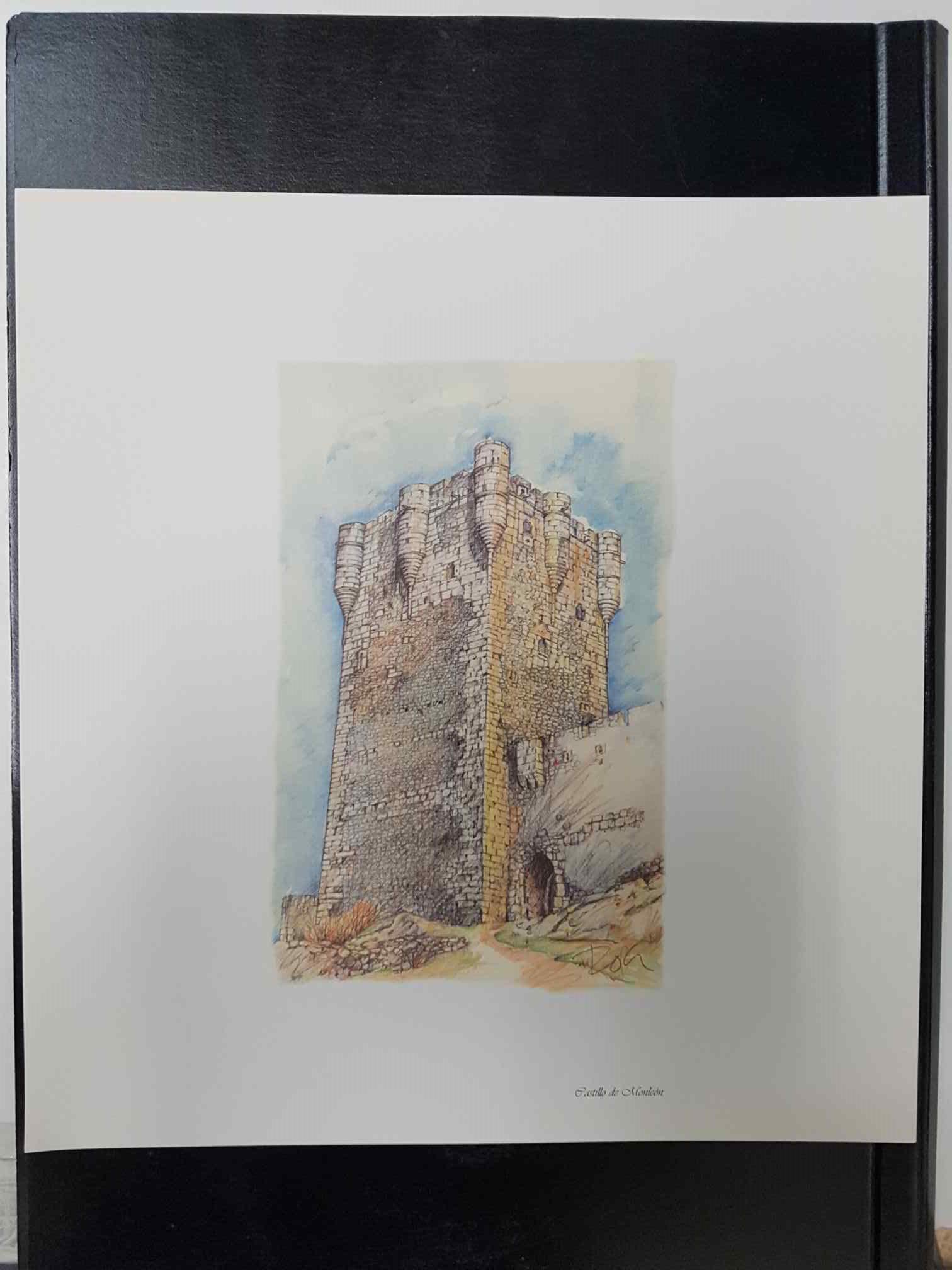 Lamina de Salamanca: Castillo de Monleon 