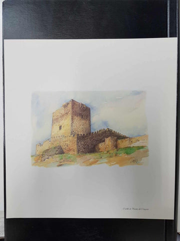 Lamina de Salamanca: Castillo de Puente del Congosto