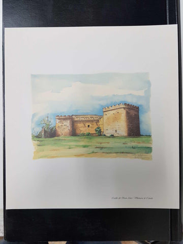 Lamina de Salamanca: Castillo del Buen Amor en Villanueva de Cañedo