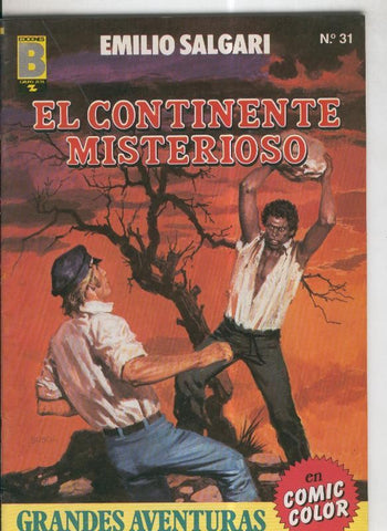 Grandes Aventuras numero 31: Emilio Salgari: El continente misterioso