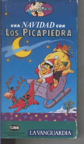 VIDEO VHS: Hanna Barbera :  Una navidad con Los picapiedra