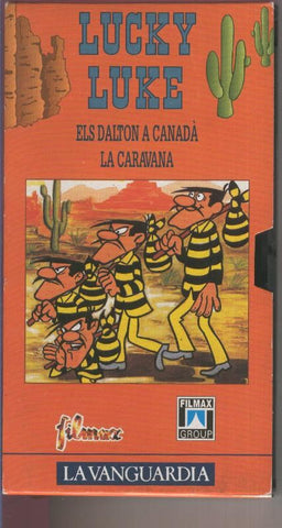 VIDEO VHS:  Lucky Luke numero 01: Els Dalton a Canada - La caravabna
