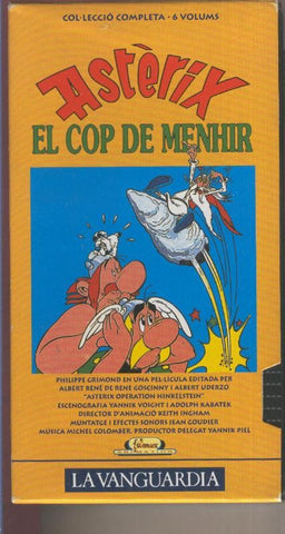 VIDEO VHS:  Asterix numero 02: El cop de Menhir