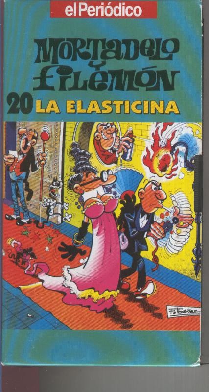 VIDEO VHS:  Mortadelo y Filemon numero 20: La elasticina