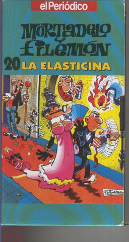 VIDEO VHS:  Mortadelo y Filemon numero 20: La elasticina